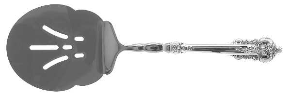 Grande Baroque (Sterling, 1941) Flat Stainless Oversize Tomato Server