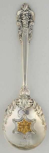 Grande Baroque (Sterling, 1941) 2005 Christmas Star Sugar Spoon