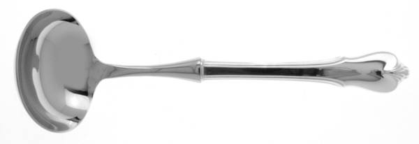 Grand Colonial (Sterling, 1942, No Monos) Hollow Handle Gravy Ladle with Stainless Bowl