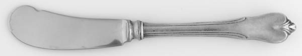 Grand Colonial (Sterling, 1942, No Monos) Butter Spreader Hollow Hdl-Paddle/Stainless Blade