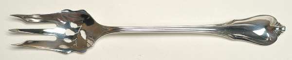 Grand Colonial (Sterling, 1942, No Monos) Pickle Fork Pierced with Short Handle HC
