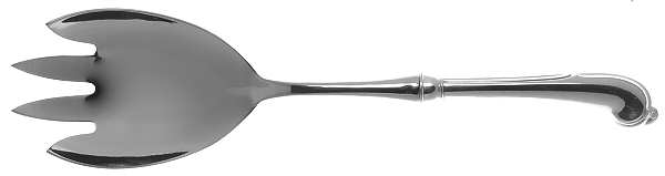 Grand Colonial (Sterling, 1942, No Monos) Salad Serving Fork with Stainless Prongs