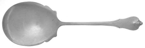 Grand Colonial (Sterling, 1942, No Monos) Solid Salad Serving Spoon