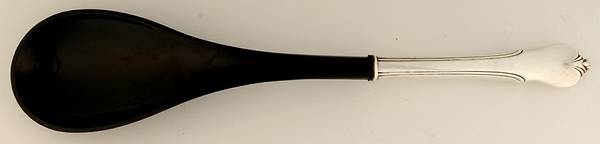 Grand Colonial (Sterling, 1942, No Monos) Salad Serving Spoon with Plastic Bowl