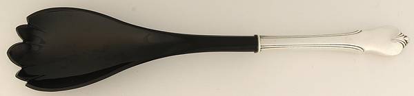 Grand Colonial (Sterling, 1942, No Monos) Salad Serving Fork with Plastic Prongs