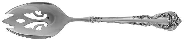 Grande Venetian (Sterling, 1976) Hollow Handle Pierced Tablespoon (Serving)