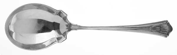 Hamilton (Sterling, 1911, No Monograms) Solid Salad Serving Spoon
