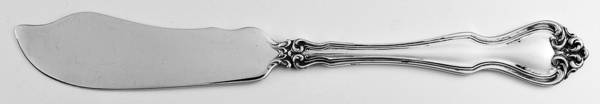 Hampton (Sterling, 1904) Flat Handle Butter Spreader