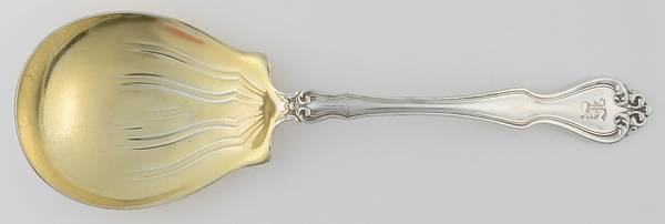 Hampton (Sterling, 1904) Large Solid Berry/Casserole Spoon