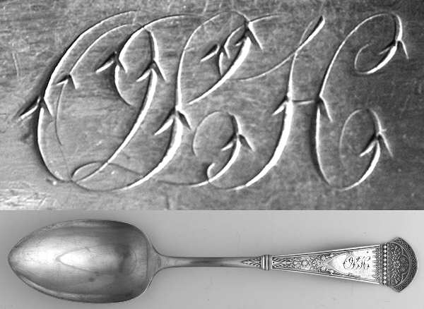Hawthorn (Sterling, 1870) Tablespoon (Serving Spoon)