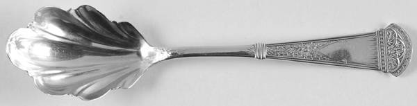Hawthorn (Sterling, 1870) Sugar Shell Spoon