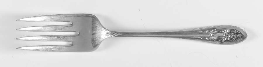 Hollywood I (Silverplate, 1937) Small Solid Cold Meat Serving Fork