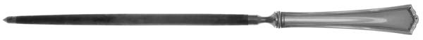 Hudson (Silverplate, 1917) Large Roast Steel Rod Knife Sharpener