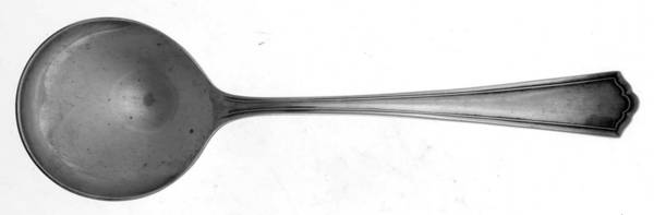 Hudson (Silverplate, 1917) Round Bowl Soup Spoon (Bouillon)
