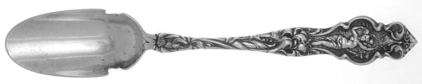 Irian (Sterling, 1902, No Monograms) Solid Cheese Scoop
