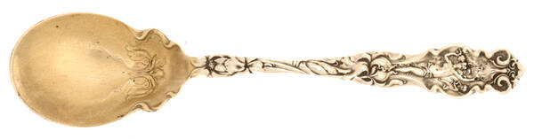 Irian (Sterling, 1902, No Monograms) Ice Cream Spoon Individual