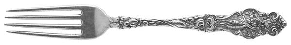 Irian (Sterling, 1902, No Monograms) Solid Youth Tea Fork