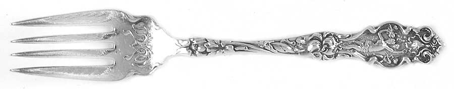 Irian (Sterling, 1902, No Monograms) Individual Salad Fork