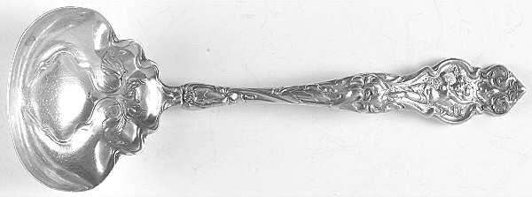 Irian (Sterling, 1902, No Monograms) Solid Gravy Ladle