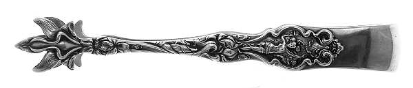Irian (Sterling, 1902, No Monograms) Large Sugar Tongs