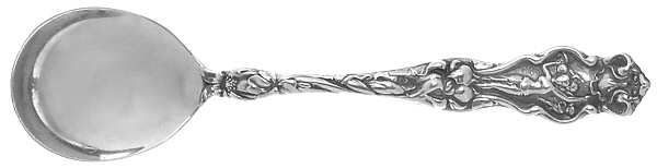 Irian (Sterling, 1902, No Monograms) Large Chocolate Spoon