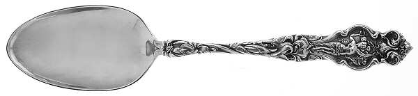 Irian (Sterling, 1902, No Monograms) Tablespoon (Serving Spoon)