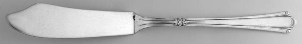 Iris (Silverplate, 1936) Flat Handle Master Butter Knife