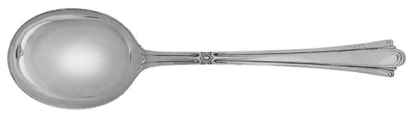 Iris (Silverplate, 1936) Round Bowl Soup Spoon (Gumbo)