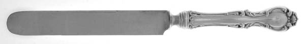 Joan (Silverplate, 1896, Monograms) Blunt Hollow Knife