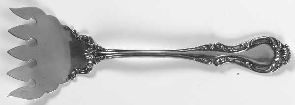 Joan (Silverplate, 1896) Large Solid Tined Sardine Serving Fork