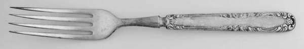 Joan (Silverplate, 1896) Indented Solid Handled Fork