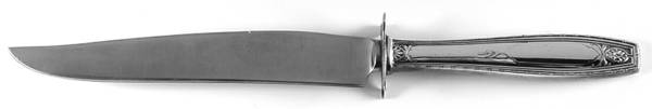 Juliet (Sterling, 1924, No Monograms) Small Steak Carving Knife with Stainless Blade