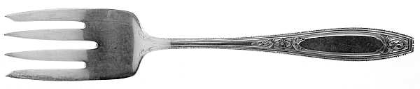 Juliet (Sterling, 1924, No Monograms) Individual Salad Fork