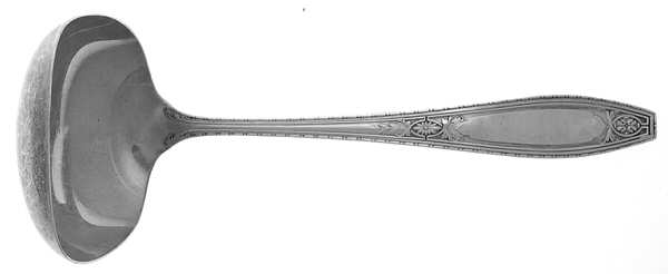 Juliet (Sterling, 1924, No Monograms) Solid Gravy Ladle