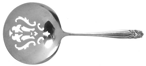 King Christian (Sterling, 1940, No Monograms) Solid Bon Bon Spoon
