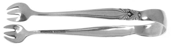 King Christian (Sterling, 1940, No Monograms) Sugar Tongs