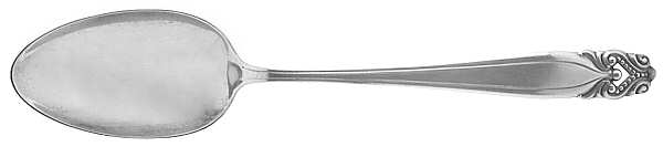 King Christian (Sterling, 1940, No Monograms) Tablespoon (Serving Spoon)