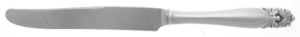 King Christian (Sterling, 1940, No Monograms) New French Hollow Knife