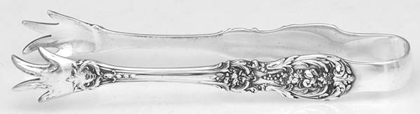 Kings (Sterling, 1903) Large Sugar Tongs