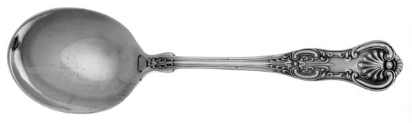 Kings (Sterling, 1903) Round Bowl Soup Spoon (Cream Soup)