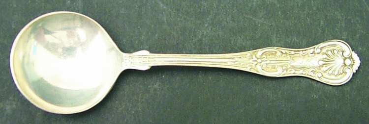 Kings (Sterling, 1903) Round Bowl Soup Spoon (Bouillon)