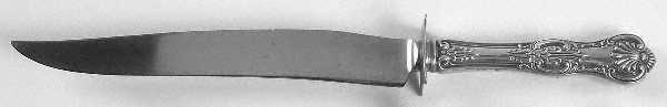 Kings (Sterling, 1903) Large Stainless Blade Roast Carving Knife