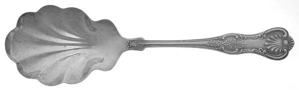 Kings (Sterling, 1903) Solid Salad Serving Spoon