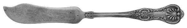 Kings (Sterling, 1903) Flat Handle Master Butter Knife