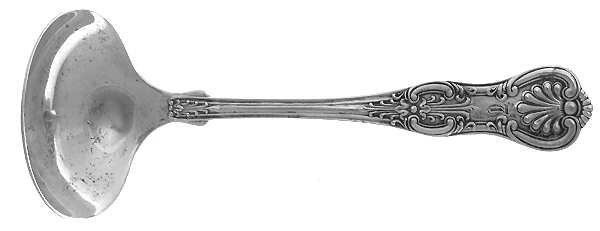 Kings (Sterling, 1903) Solid Piece Cream Ladle