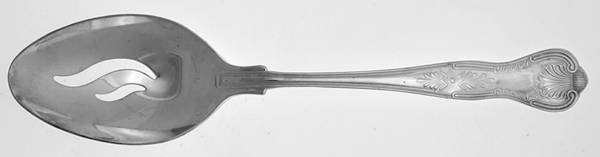 Kings (Silverplate, 1987) Pierced Tablespoon (Serving Spoon)