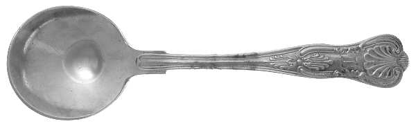 Kings (Silverplate) Round Bowl Soup Spoon (Bouillon)