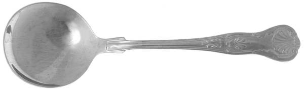 Kings (Stainless) Round Bowl Soup Spoon (Cream Soup)