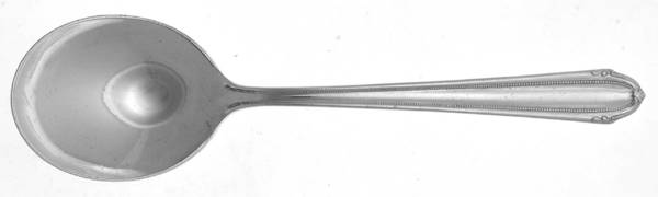 Lady Alice II (Silverplate, 1937) Round Bowl Soup Spoon (Cream Soup)
