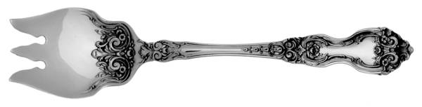 La Reine (Sterling, 1921, No Monograms) Ice Cream Fork